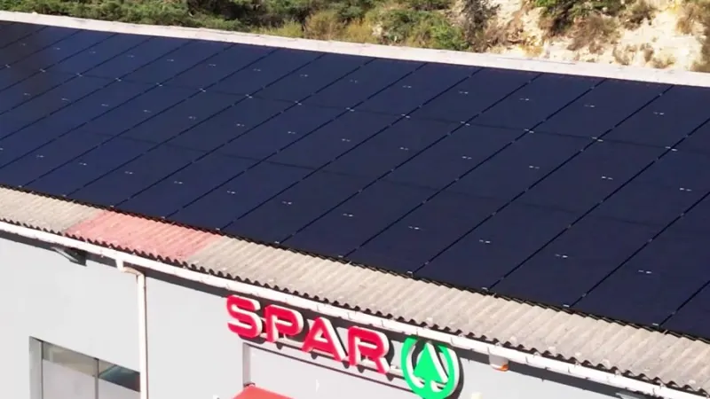 Spar de Séranon, 36 kWc en toiture